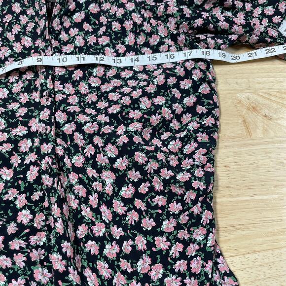 ByTiMo NWT Floral Fit & Flare Minidress Aster Rushed Size XL Flutter Sleeve - Picture 7 of 12